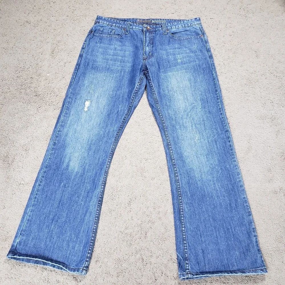 Urban Pipeline Loose Bootcut‎ Mens 38x32 Blue Jeans Y2k Vintage Grunge Skater